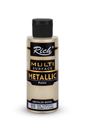Multi Surface Metalik Akrilik Boya 120 Cc. - Bal Köpüğü 6516