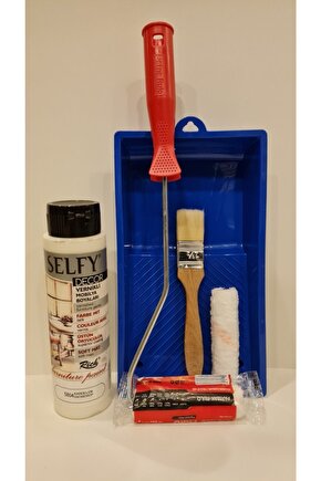 Selfy Decor 500 Cc (750 Gr) Kardelen Kendinden Vernikli Dolap Boyama Seti
