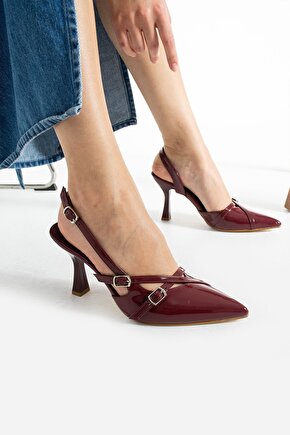 KLEOPATRA Rugan Topuklu 9 cm  ayakkabısı