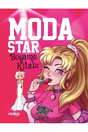 Top Model Boyama Kitabı - Moda Star Boyama Kitabı