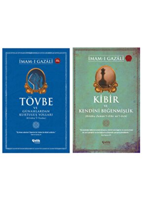 İmamı Gazali Seti Tövbe ve Günahlardan Kurtuluş Yolları - Kibir ve Kendini Beğenmişlik 2li Set