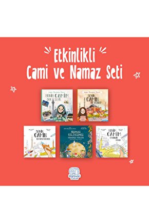 Çocuklar İçin Etkinlikli Cami ve Namaz Seti 5li Set