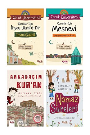 Bulmacalarla Namaz Sureleri - Arkadaşım Kuran -Çocuklar için İhyau Ulumiddin Çocuklar İçin Mesnevi