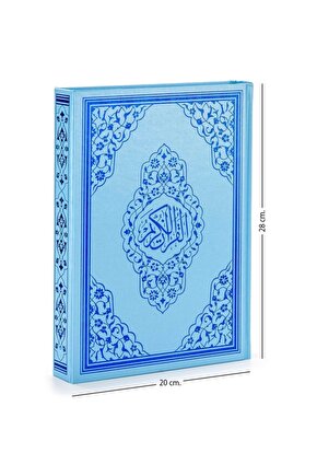 Kuranı Kerim - Sade Arapça - Rahle Boy - Sesli - Mavi Renk - Ayfa Kuran - Bilgisayar Hatlı