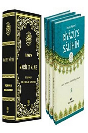 MARİFETNAME VE RİYAZÜS SALİHİN TAM METİN  2024 TOPLAM 4 KİTAP SET HADİS FIKIH SOHBET TASAVVUF