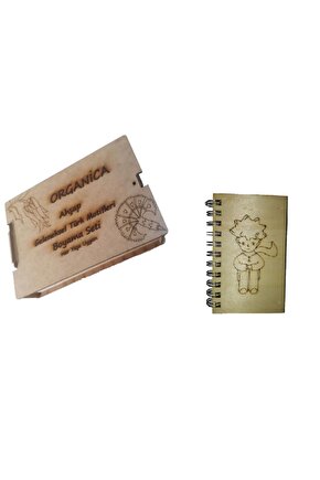 Ahşap Geleneksel Türk Motifleri Ve Defter Boyama Seti