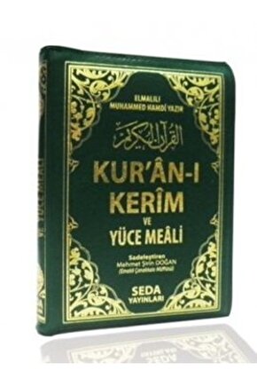 Kuranı Kerim Ve Meali Çanta Boy Kılıflı Fermuarlı Kod:147