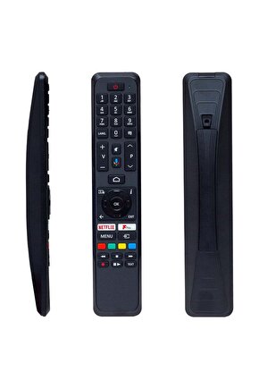 43161 Netflix-play-mikrofon Tuşlu Ses Komutlu Lcd-led Tv Kumanda