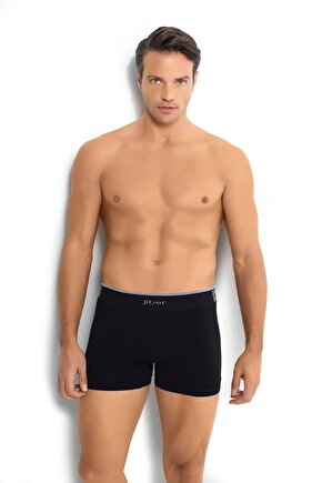 Erkek Mikrofiber Dikişsiz Boxer Siyah  276