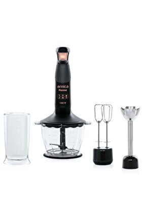 Panna El Blender Seti Siyah GH21560