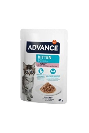 Hindi Etli Pouch Konserve Yavru Kedi Maması 85 gr