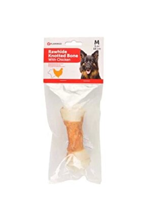 Tavuk Etli Sargılı Düğüm Köpek Kemik Ödülü 15 Cm