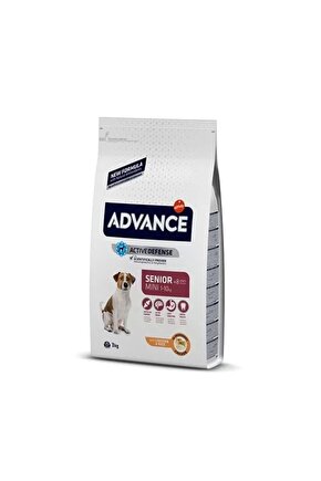 Senior Mini Tavuklu Küçük Irk Yaşlı Köpek Maması 3 Kg
