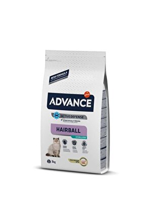 Hairball Tüy Yumağı Önleyen Hindili Kısır Kedi Maması 3 Kg - Petshopundan