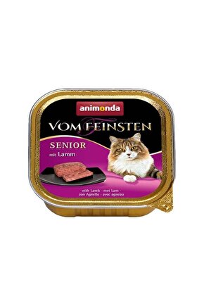 Senior Kuzu Etli Yaşlı Konserve Kedi Maması 100 gr