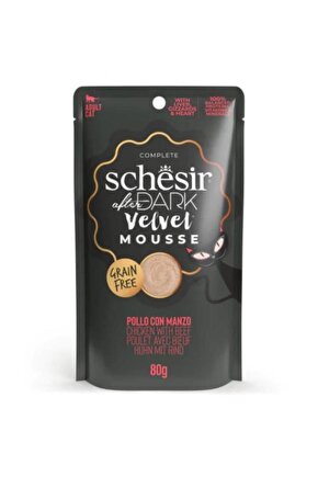 After Dark Velvet Mousse Tavuklu Ve Sığır Etli Yetişkin Kedi Yaş Maması 80 gr - 5910235