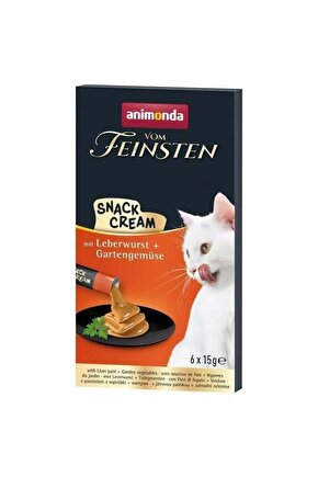 Snack Carny Karaciğer Ezmeli Kedi Kreması 6x15 gr