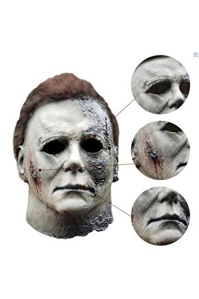 Michael Myers Lateks Maske - Michael Myers Et Maske Kafaya Tam Geçmeli (4767) - Lisinya
