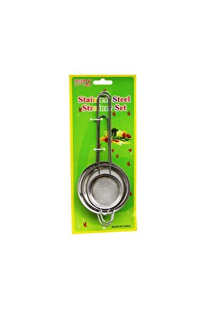 melfxxl 3 PARÇA ÇAY SÜZGEÇ METAL (4767) - Lisinya