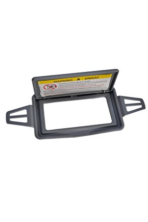 Mercedes E Class W211 2003-2009 Için Güneşlik Ayna Kapağı Gri Ren