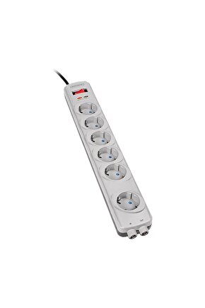 Rom BPC6632GE 6AC çıkış (lar) 230V 1.8m Beyaz Dalgalanma koruması Romshp 1067323