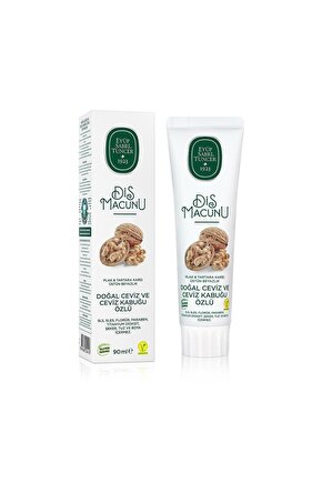 Doğal Diş Macunu 90 ml Ceviz Özlü