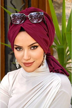 Bordo Tokalı Bone