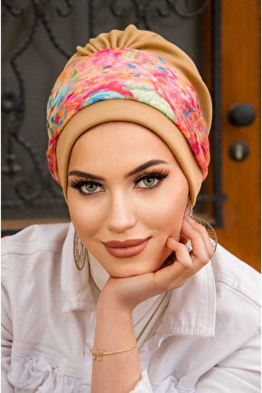 Bej Rengi Batik Desen Bantlı Bone