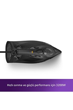 Buharlı Ütü 7500 Serisi Siyah Azur Dst751180 3200w Üstün Performans 215Mseri