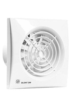 Silent-200 Cz Ultra Sessiz Fanlar, Sessiz Banyo Fanı, Geri Tepme Ventilli Silent200cz-1