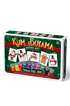 Yılbaşı Özel 2 | Kum Boyama Aktivite Seti 5li Paket