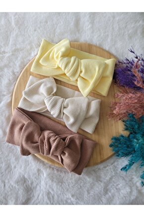 Kiz Çocuk Ribana Bandana 3lü Set
