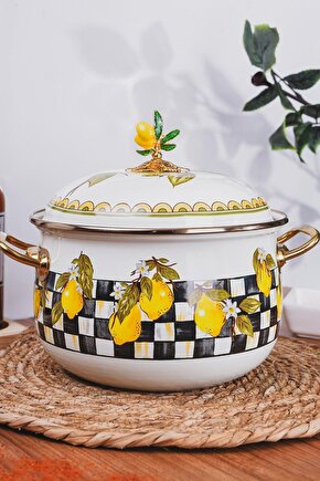 Emaye Tencere 20 Cm Linda Collection Miss-9663-07