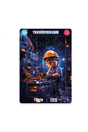 5 Adet Lisanslı 24 Parça Btoys Can Frame Puzzle(5 Adet Puzzle Gönderilecektir.)