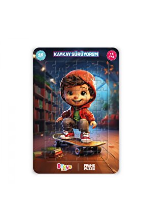 6 Adet Lisanslı 60 Parça Btoys Can Frame Puzzle(6 Adet Puzzle Gönderilecektir.)