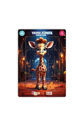 5 Adet Lisanslı 12 Parça Btoys Can Frame Puzzle(5 Adet Puzzle Gönderilecektir.)
