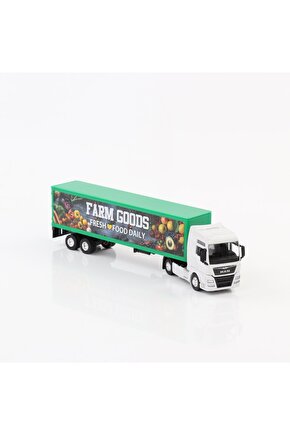 1:64 Ölçek Metal Kafalı Volvo Dorseli Tır