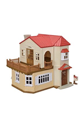 Kırmızı Çatılı Işıklı Şehir Evi Est5302