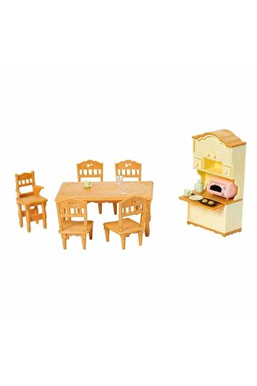5340 Sylvanian Families Yemek Odası Seti +3 yaş figürler ayrı satılır.