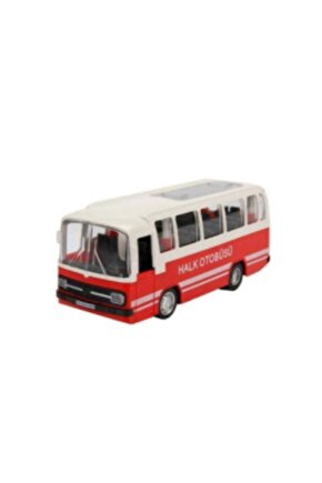 Nostalji O302 Halk Otobüsü 15cm Kırmızı