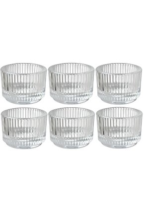 Fınsmak Reçellik,kahve Yanı Sunumluk, Sosluk, Mumluk, Saydam Cam (6adet)