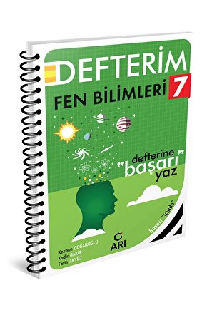 Arı Yayınları 7. Sınıf Fen Bilimleri Defterim 2025 GÜNCEL BASKI