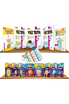 1.Sınıf Yaz Tatil Kitabı Seti (2021-2022) - Yayınları Tatil Seti