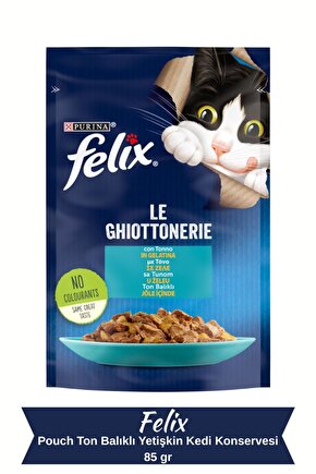 Pouch Ton Balıklı Yetişkin Kedi Konservesi 85 gr