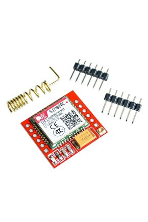 IMEI KAYITLI SIM800C GSMGPRS Modül Kiti - Arduino ve Mikrodenetleyici Projeleri için Kablosuz İleti
