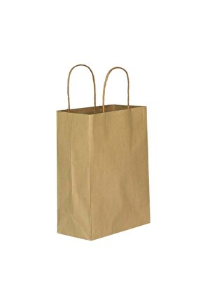 Kraft Kağıt Hediye Ve Alışveriş Çantası 33x20x33 25 Adet