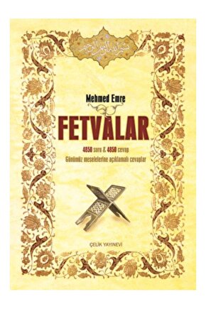 Fetvalar (SORULU-CEVAPLI) 2 Cilt Takım (1. HAMUR) & Zamanımız Meselelerine Açıklamalı Fetval