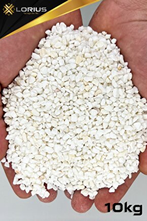 10kg Beyaz 3-5mm Boyutunda Dolamit Akvaryum Kumu