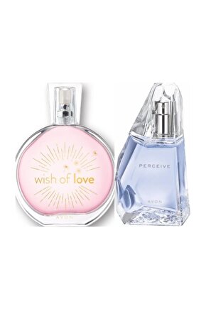 Wish Oflove 50 ml Kadın Edt+ Perceive 50 ml Bayan Edp
