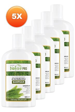Nature Pro At Kuyruğu Otlu Şampuan 500 Ml. Beşli Set